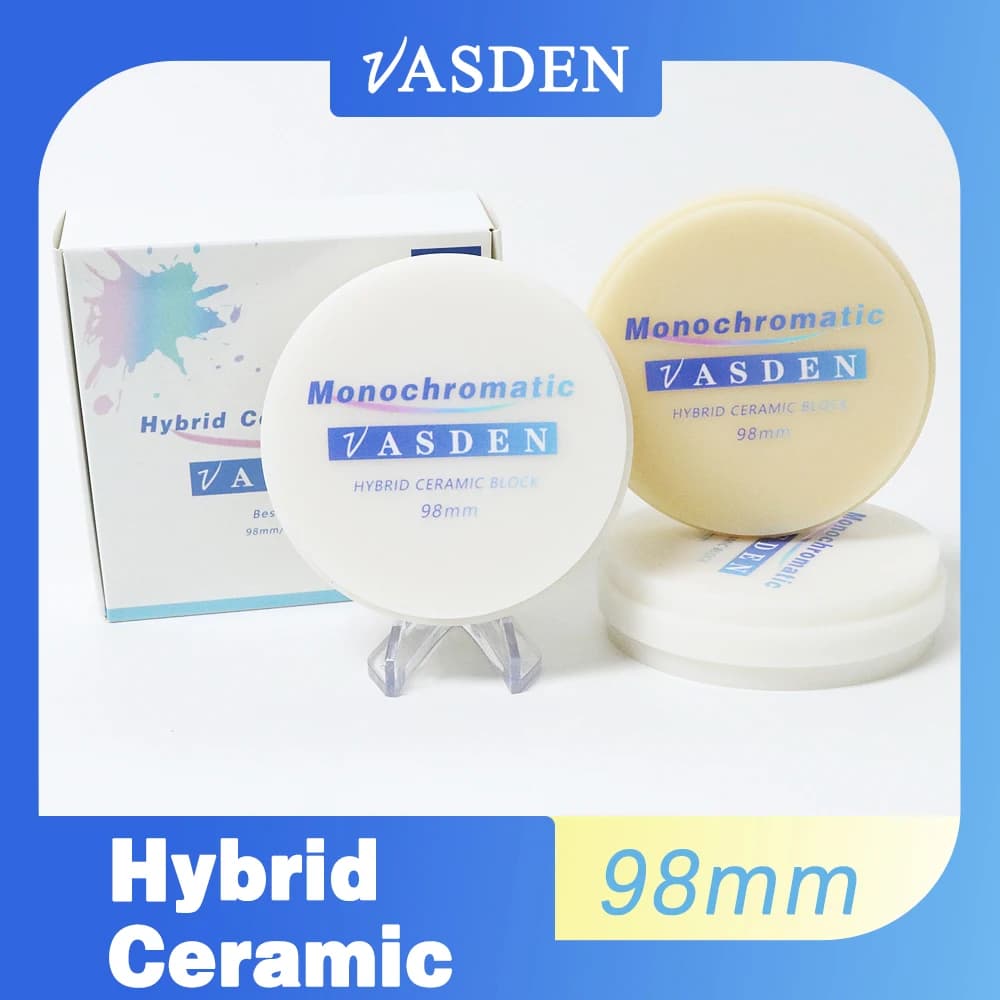 Vasden Dental Composite Blocks Hybrid Ceramics Disc Inlay In Dentistry CADCAM Resin Material - image 3
