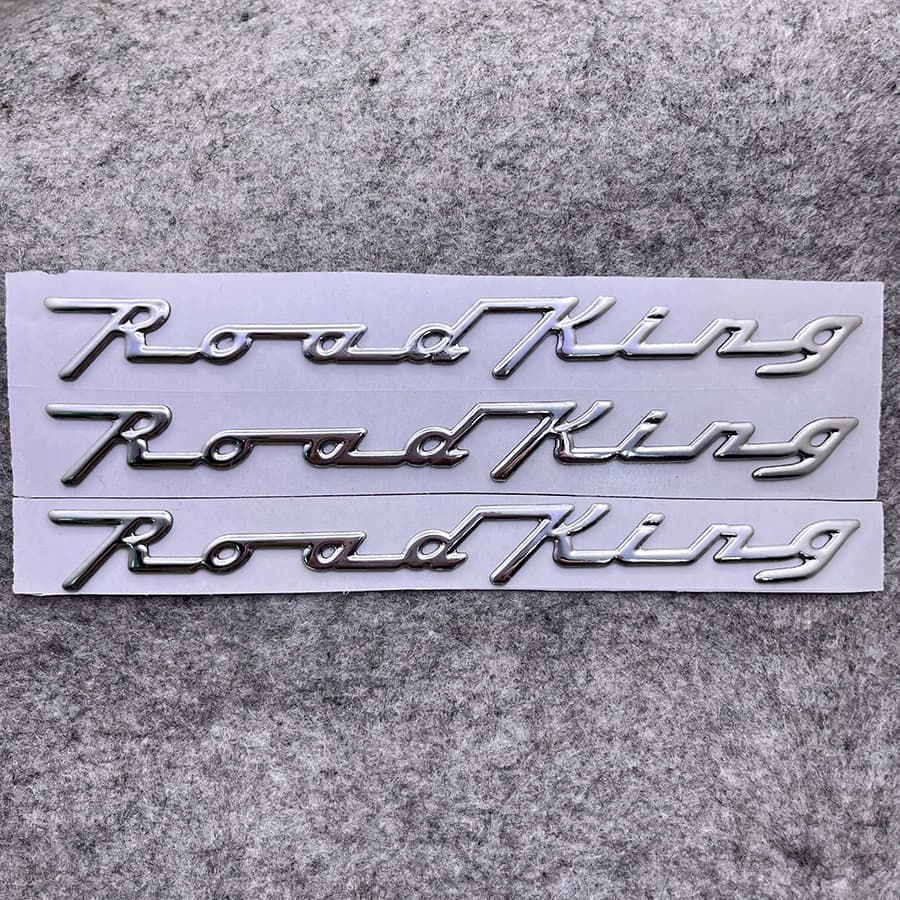 Yecnecty For Harley Davidson Road King 3D Chrome Motorcycle Decals Stickers 110/105th Anniversary Classic Motorbike Emblem Badge