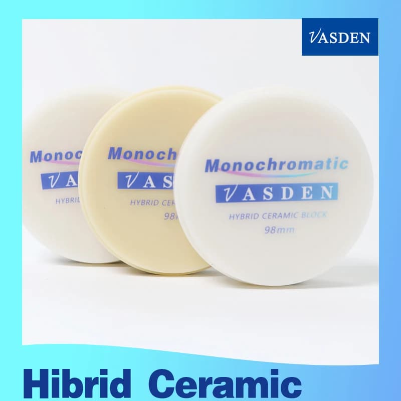 Vasden Dental Composite Blocks Hybrid Ceramics Disc Inlay In Dentistry CADCAM Resin Material - image 5