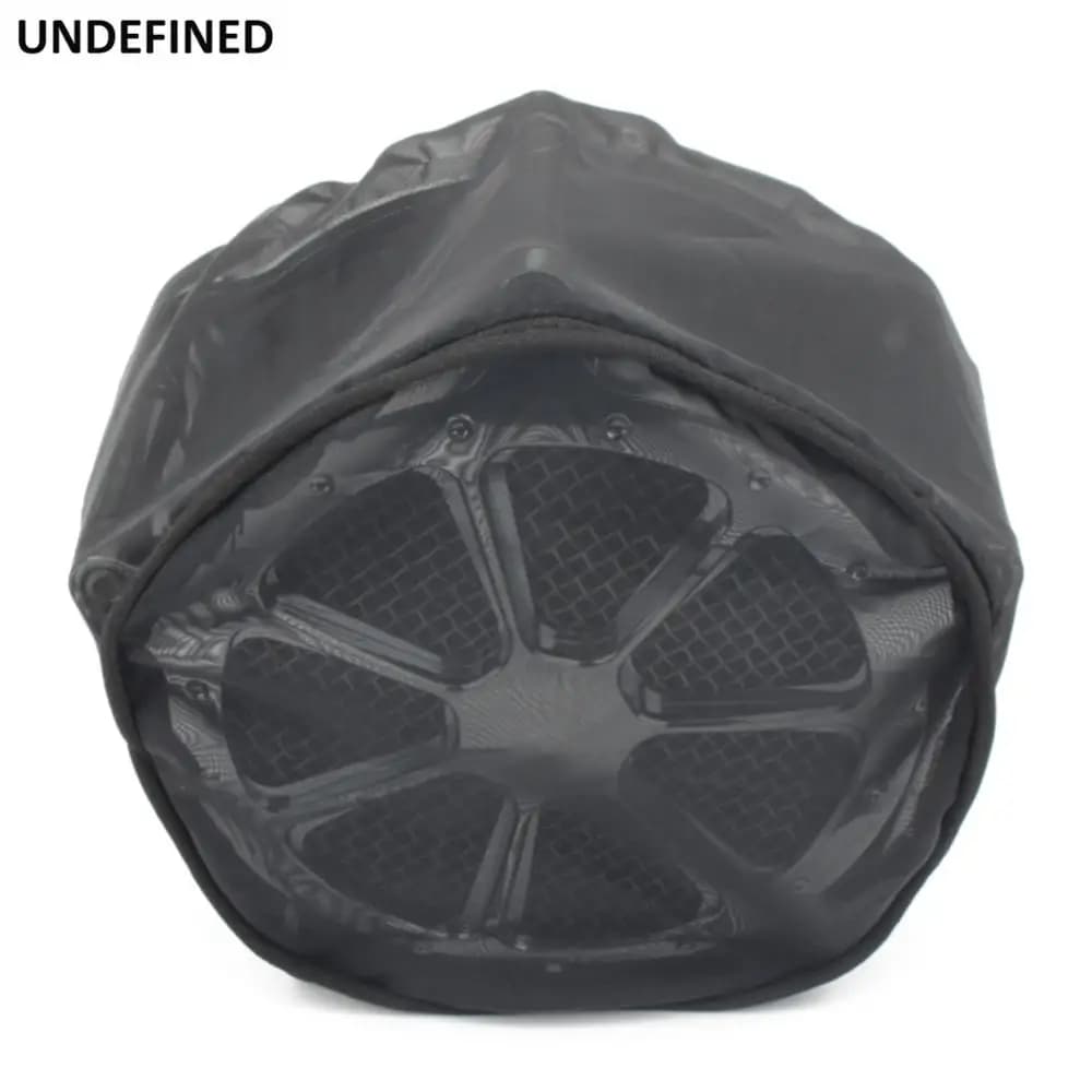 Motorcycle Air Filter Cleaner Kit Rain Cover Black Waterproof For Harley Touring Road King Dyna Softail Sportster 883 Universal - image 3