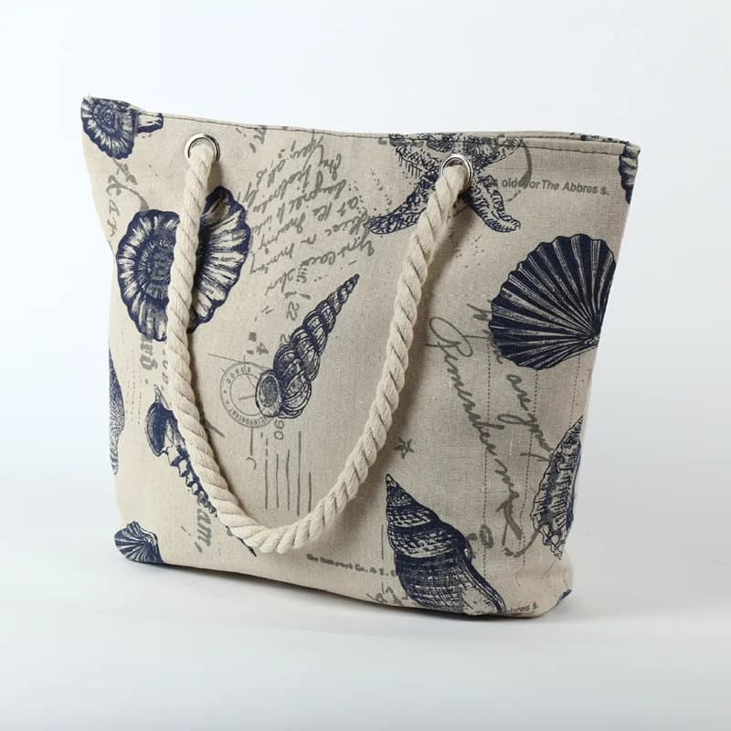 New Ladies Canvas Handbag Large Capacity Paris Tower Printed  Travel Shopping Bag Female Shoulder Crossbody Bag Beach Tote Bags - image 6