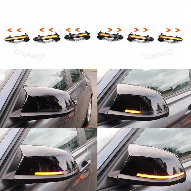 For BMW 1 Series F20 F21 116i 118i 120i 125i 130i 2012 - 2016 Dynamic LED Side Rearview Mirror Turn Signal Light Indicator - image 4