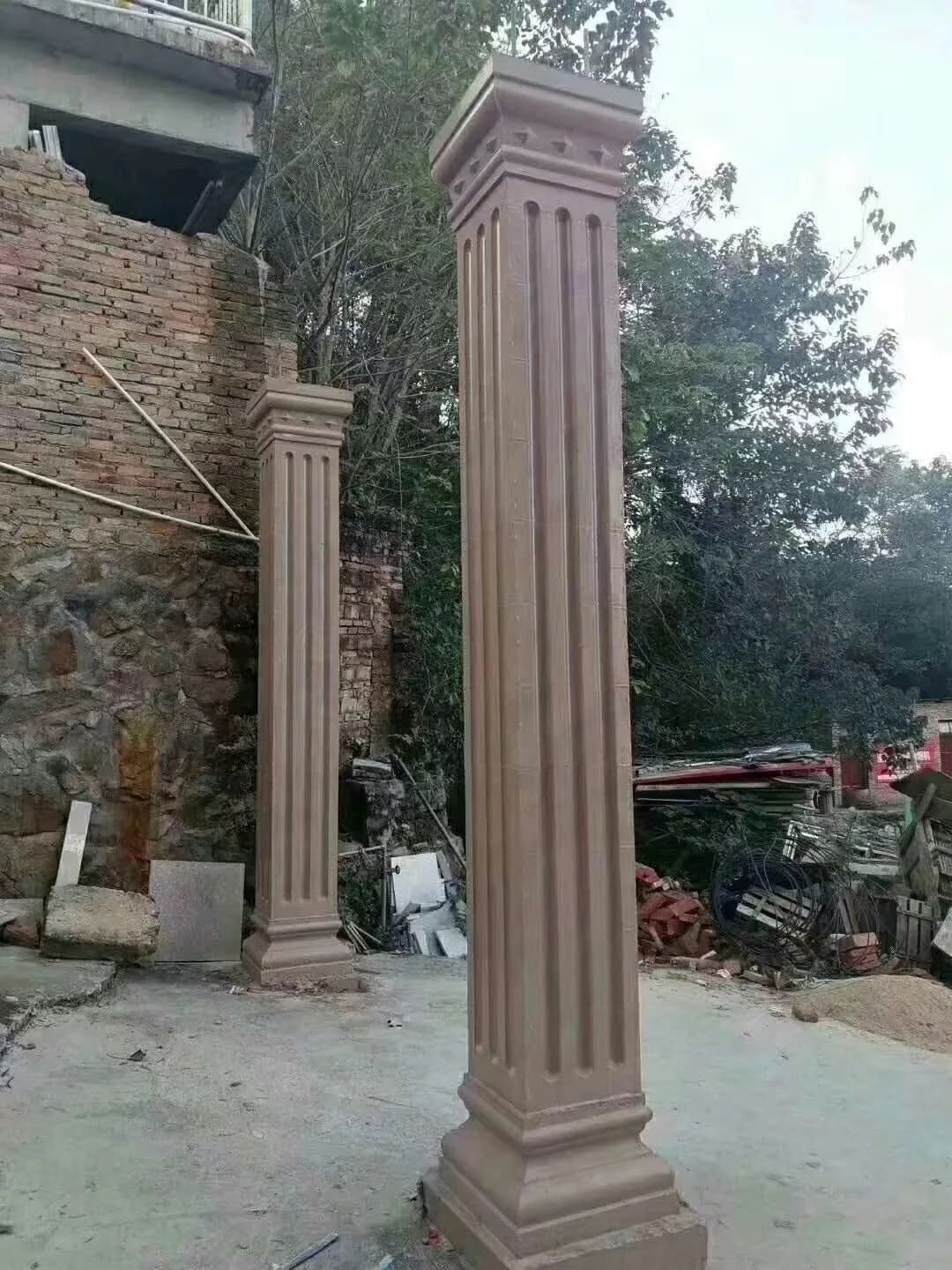 ABS Plastic Concrete Square Pillar Mold, 30cm x 370cm, 12Inches x 12Feet, Vertical Strips for Garden Villa, Home House - image 6
