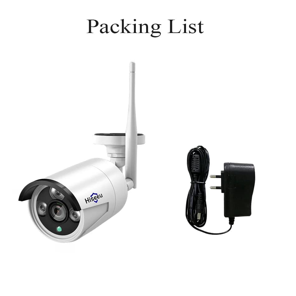 Hiseeu 3MP/5M Wireless IP Camera 3.6mm Lens Waterproof Security WiFi Camera for Hiseeu Wireless CCTV System Kits IP Pro APP View - image 5