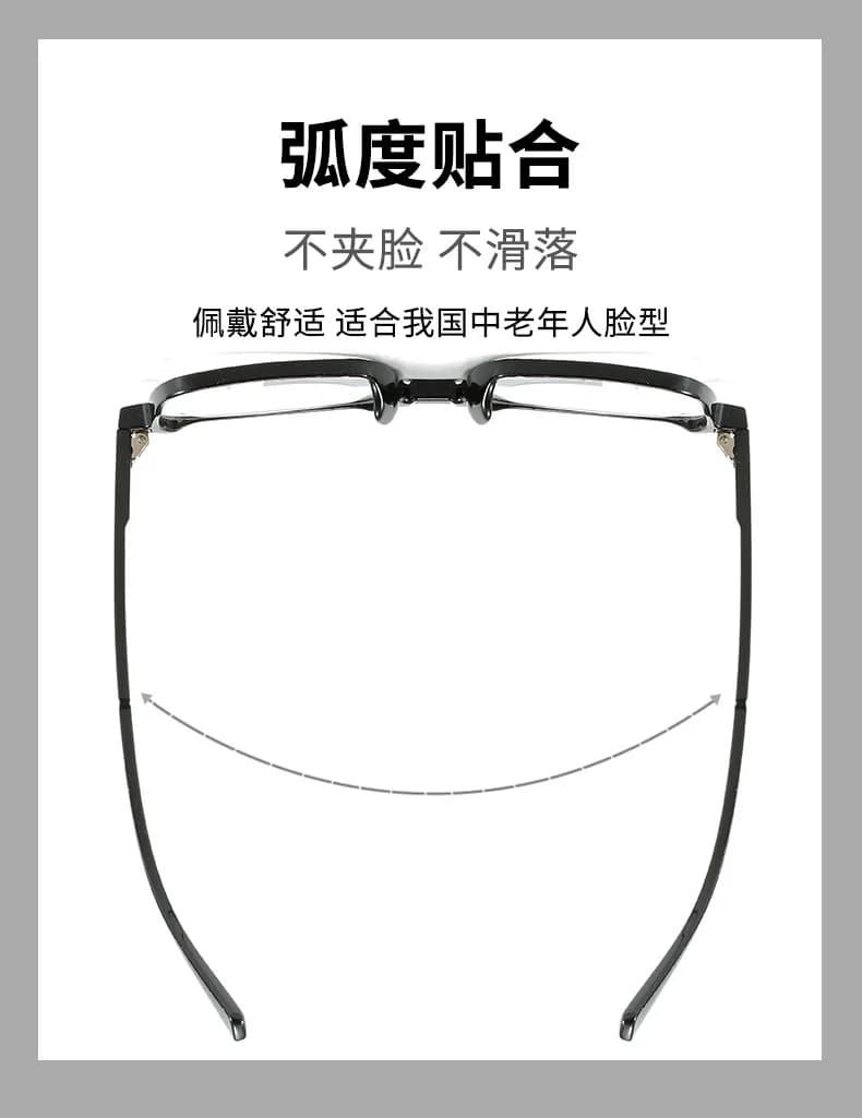 Shatar Retro Large Frame Reading Glasses Men Women Crystal Glass Big Face HD Wear-Resistant Prescription Glasses Cool Protect Ey - image 5