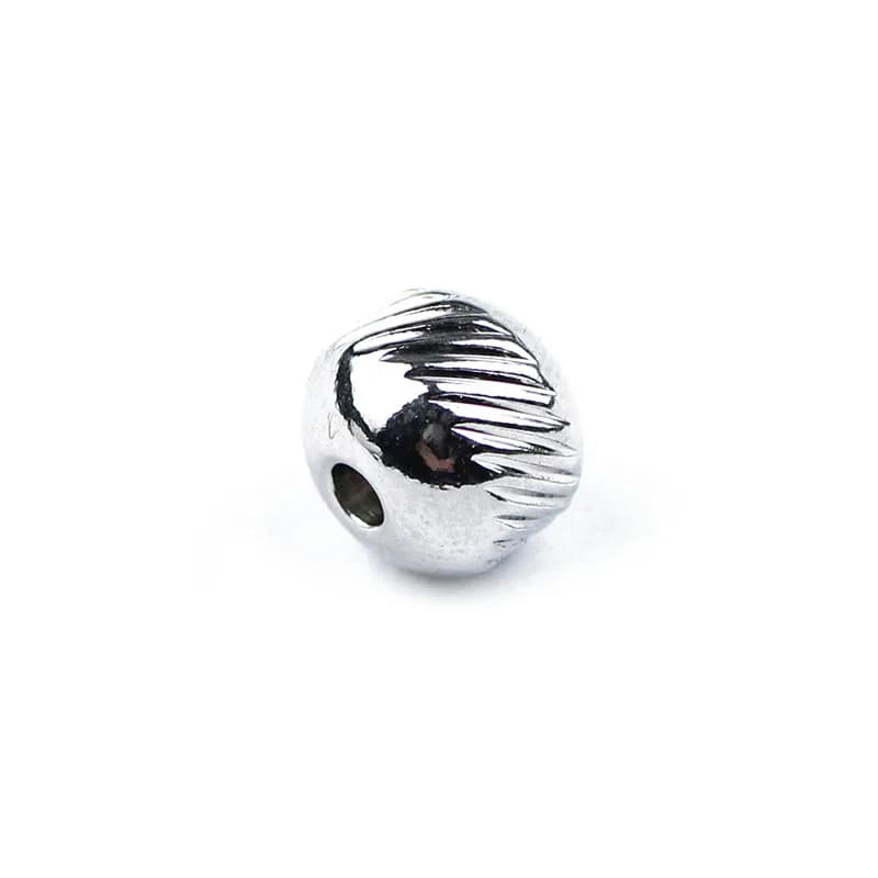JHNBY 4 Styles Stainless Steel Spacer Beads Ball 3/4/6/8MM Metal Round Loose Beads For Jewelry Bracelets Making DIY Accessories - image 5