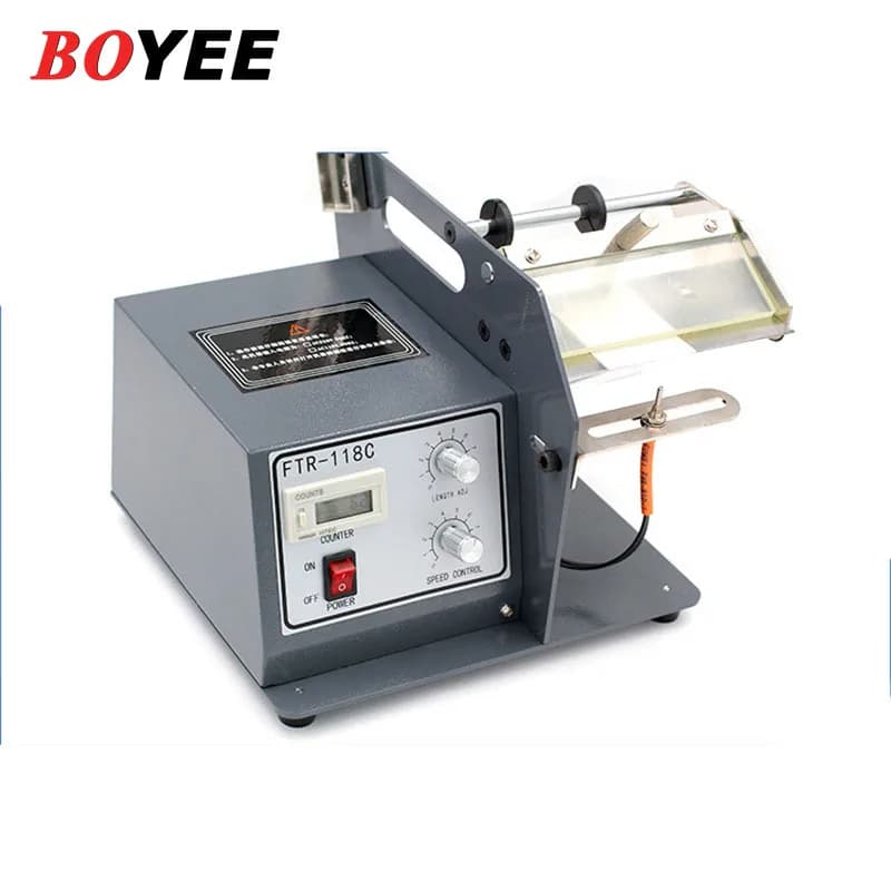 FTR-118C Electric Fibre Optical Sensor Transparent/PET Clear Film Label Stripping Dispenser Machine - image 3