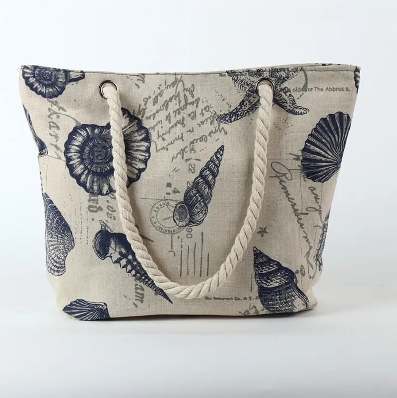 New Ladies Canvas Handbag Large Capacity Paris Tower Printed  Travel Shopping Bag Female Shoulder Crossbody Bag Beach Tote Bags - image 4