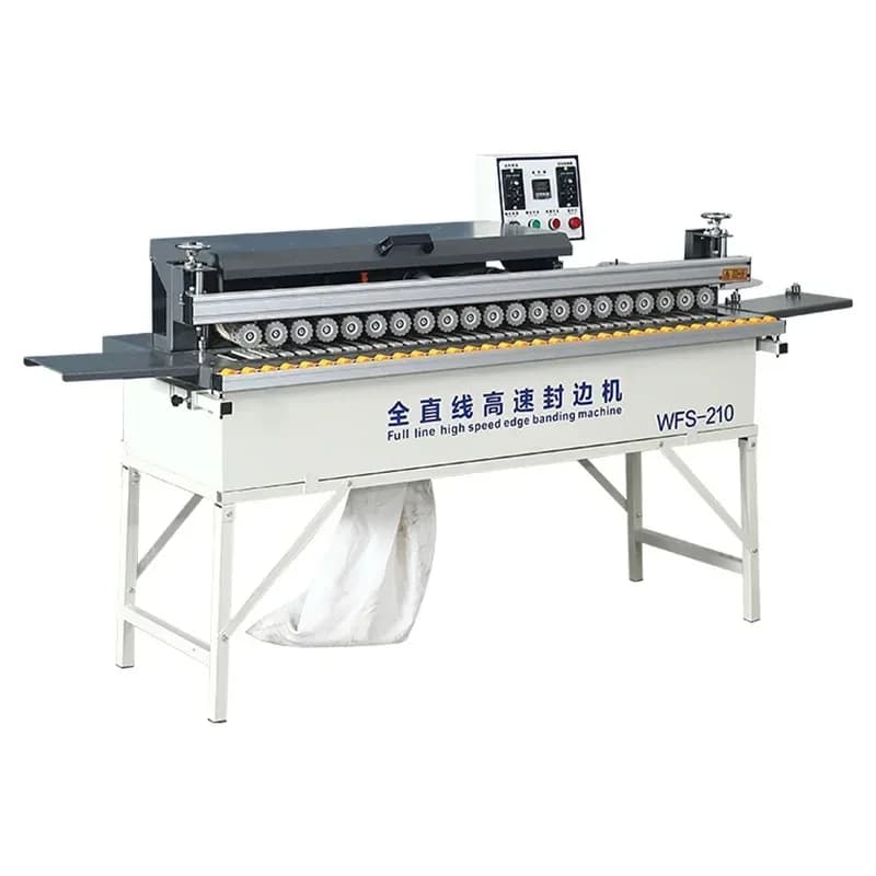 Fully Automatic High Speed Edge Banding Machine High Efficiency Straight Line Trimming Edge Banding Machine