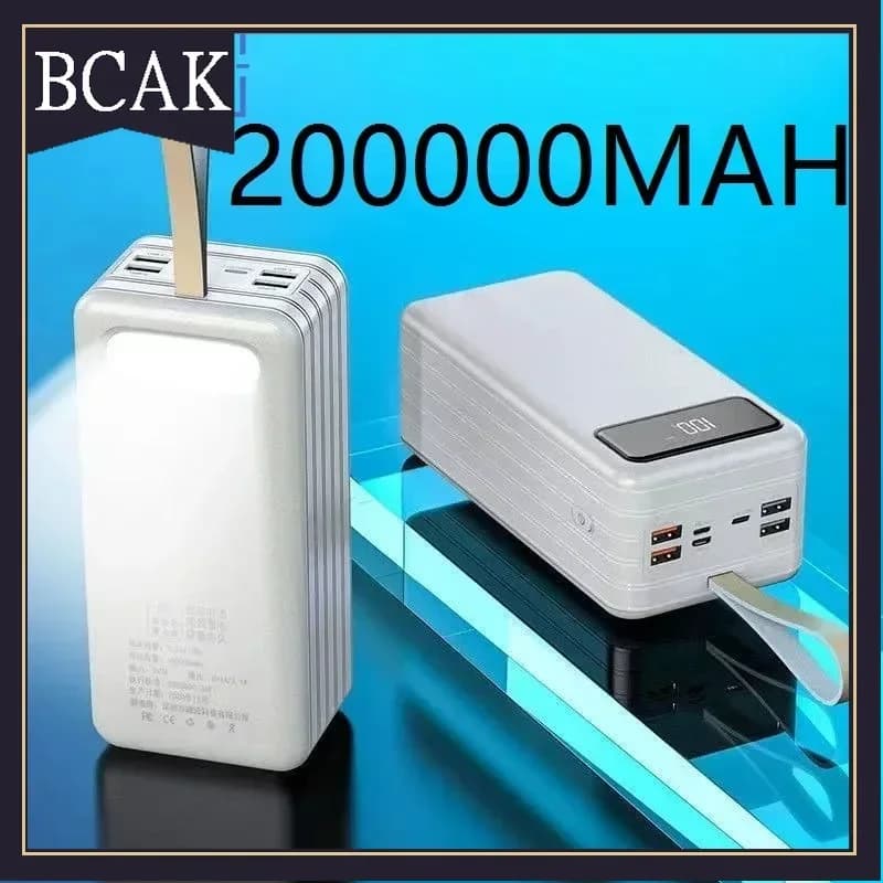 BCAK Outdoor Mobile Power Gift Wh Style 80000mAh Large-capacity Charging Treasure  60000 Digital Display 5w Fast Charging 100000 - image 5