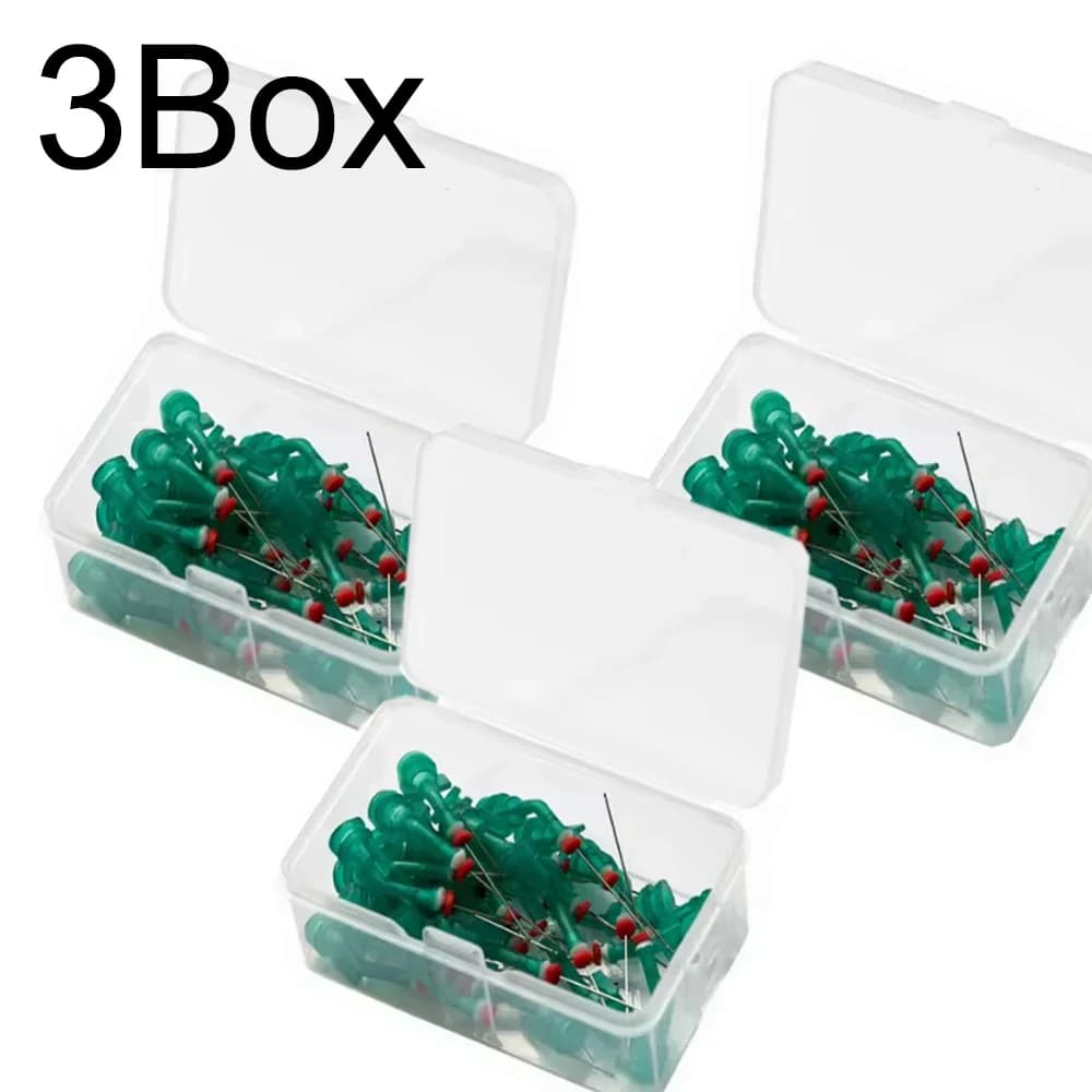 3Pcs Curved Dental Endo Irrigation Needle Reusable Double Side Hole for Root Canal Cleaning Anterior Molar Teeth