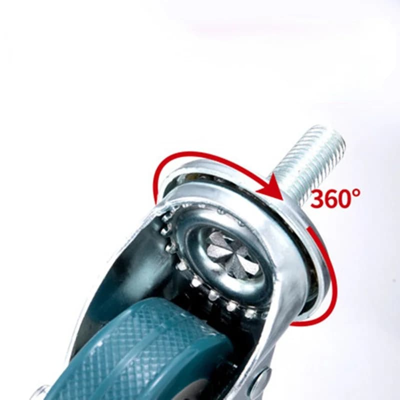 4pcs Heavy Duty 75mm Swivel Castor with Brake Trolley Casters wheels for Furniture - image 6