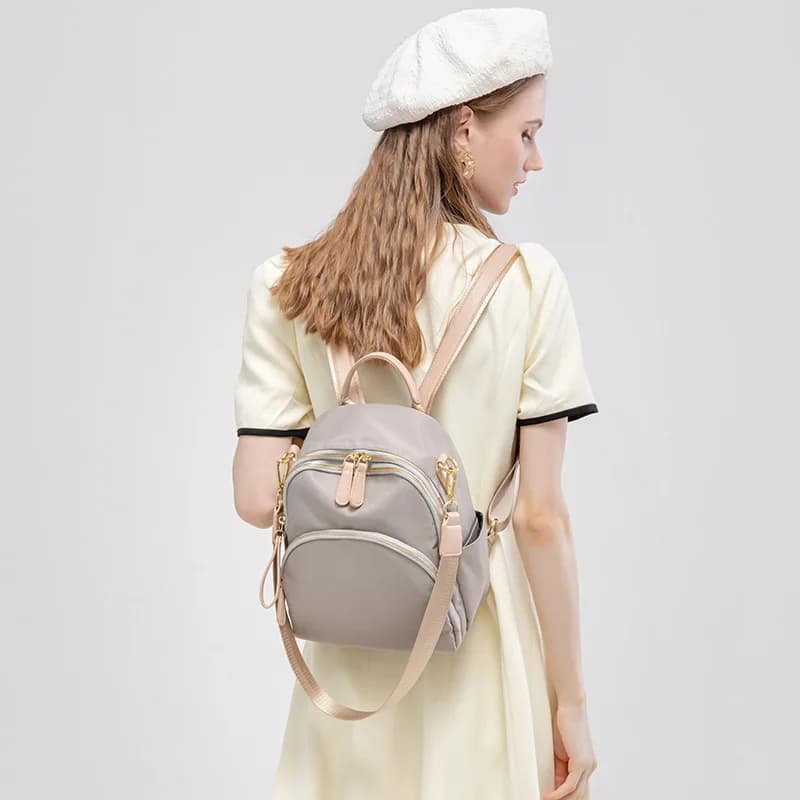 Fashion Backpack Bag for Women Female Bags Casual Stylish Oxford Cloth Waterproof Small Travelbag Portable Bookbags Cute Design - image 4