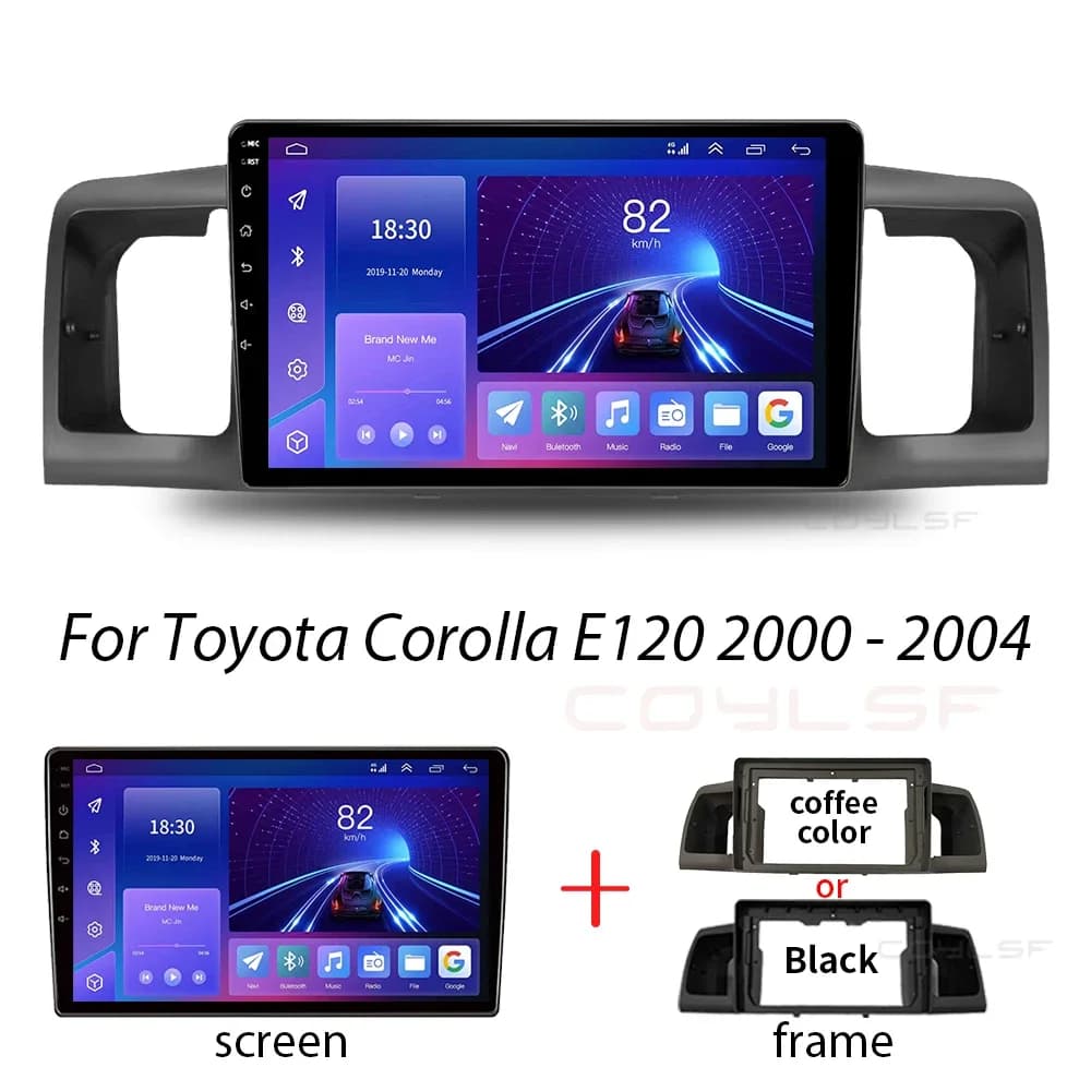 2Din Car Radio Multimedia Player For Toyota Corolla E120 E130 2000-2004 Android 16 GPS Navigation Stereo Head Unit Carplay - image 3