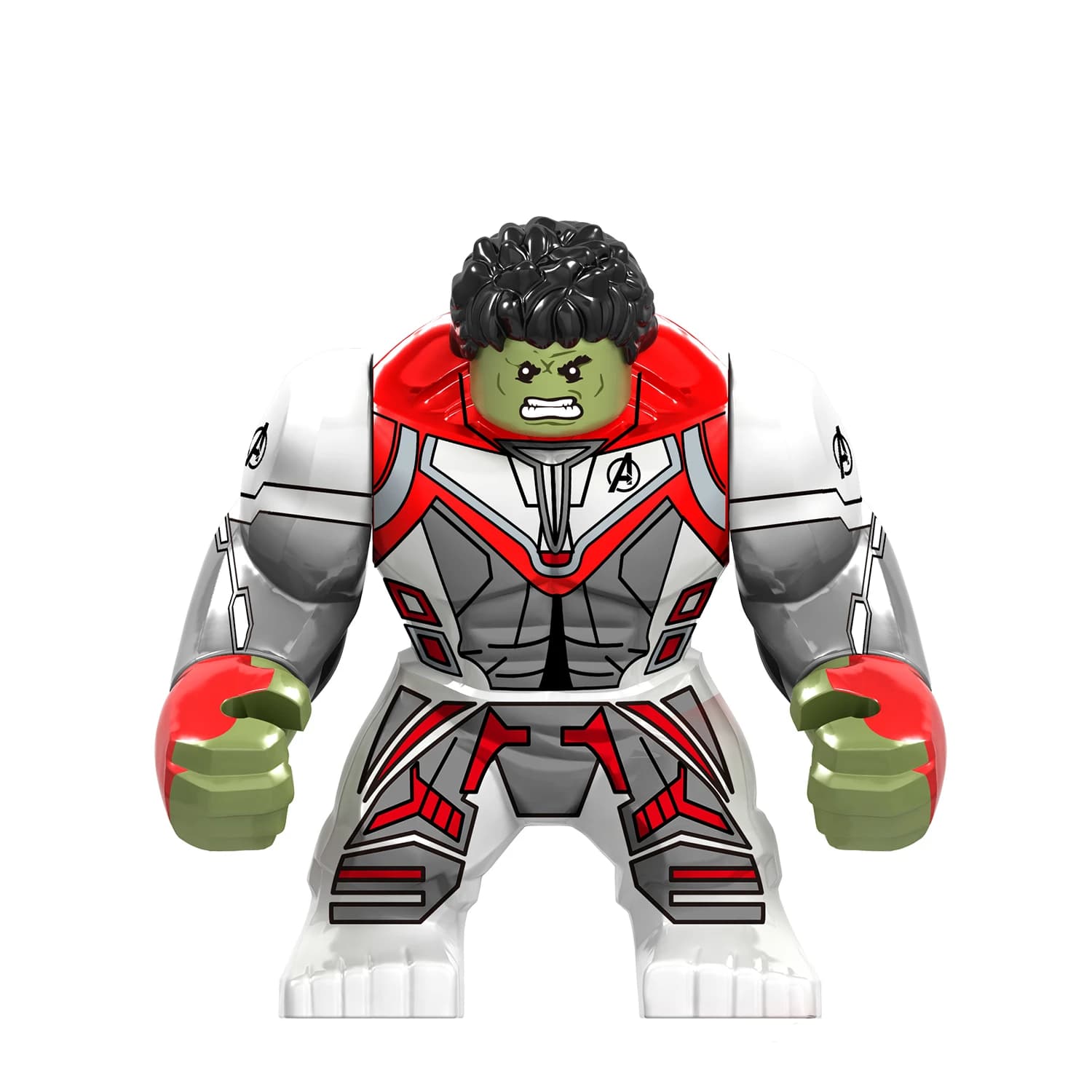 X160 6.5CM New Trend Hulk Bricks Building Blocks Anime Cartoon Mini Action Figures Heads Assembly Toys Kids Birthday Gifts X1052 - image 3