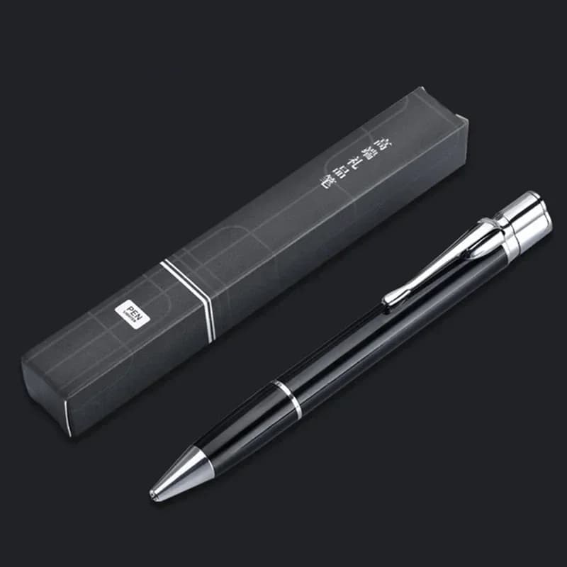 Creative Ballpoint Pen Lighter Metal Windproof Jet Green Torch Lighter Butane Gas 1300C Cigar Lighter Men's Gadget Gift - image 5
