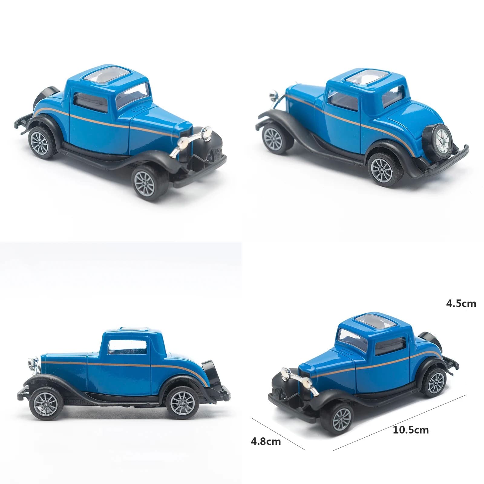 1:43 Alloy Vintage VAN OFF ROAD PICK UP Diecast Car Model Classic Pull Back Car Model Miniature Vehicle Replica for kids adults - image 3