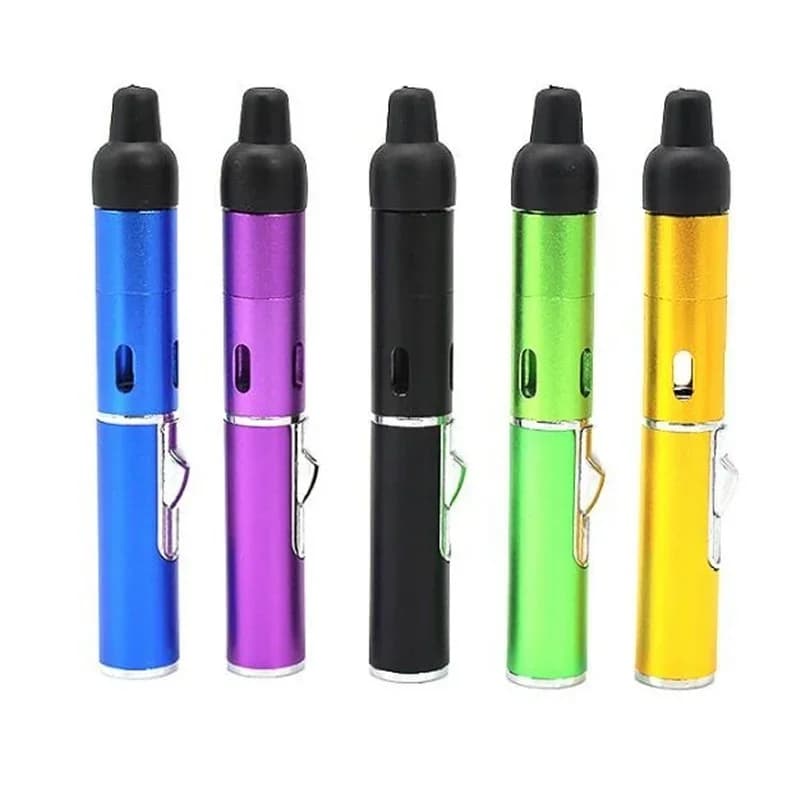 Hot Selling Aromatherapy Lighter Portable Mini Metal Pipe with Volcanic Stone - image 6