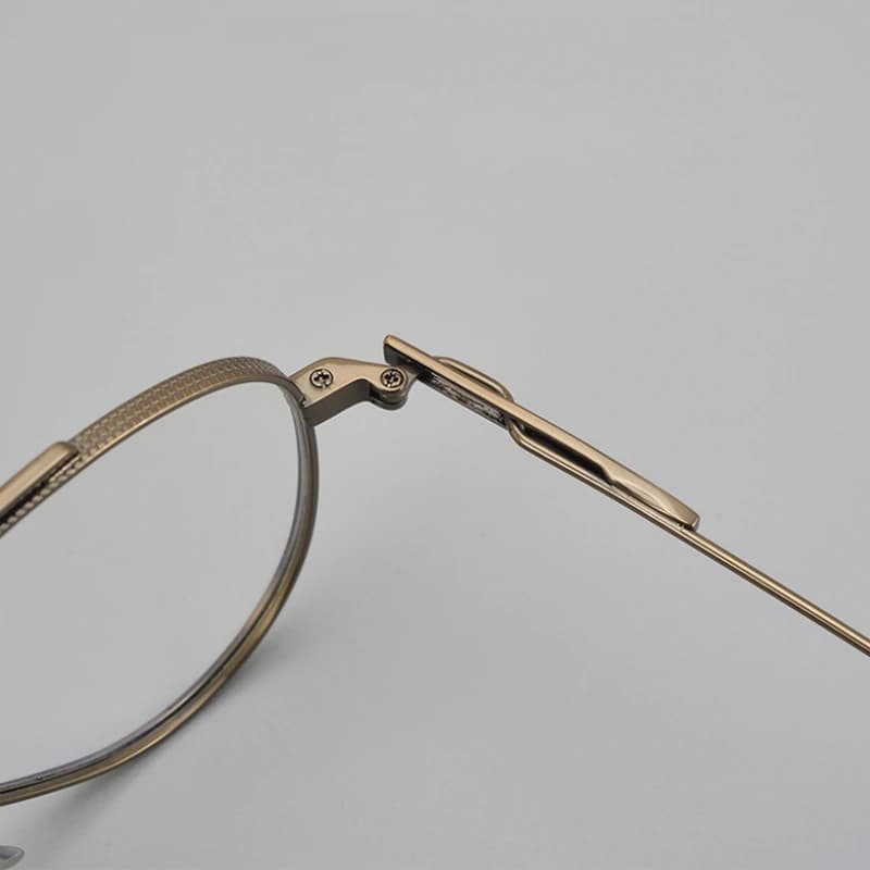 TFTB High Quality Men's Pilot Glasses Luxury Pure Titanium Eyewear Women Ultra-light Flexible Big Size Eyeglasses Frame LSA101 - image 6