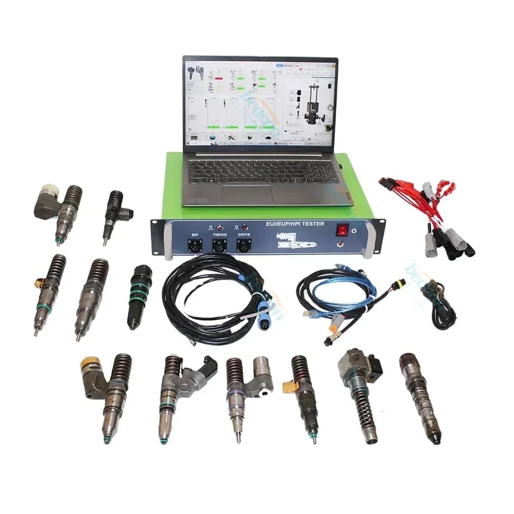 TESTER with cam box Common Rail Injector EUI EUP tester  with PT injector testing fun