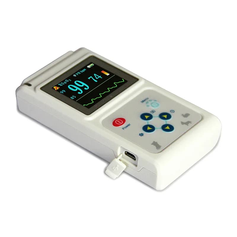Pet oximeter Animal ear clip type blood oxygen saturation pulse rate monitoring - image 3