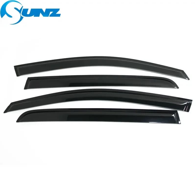 Side Window Deflectors For VW Golf 5 V MK5 TDI GTI R32 2004 2005 2006 2007 2008 Sun Rain Guard Door Visor Weathershield SUNZ - image 3