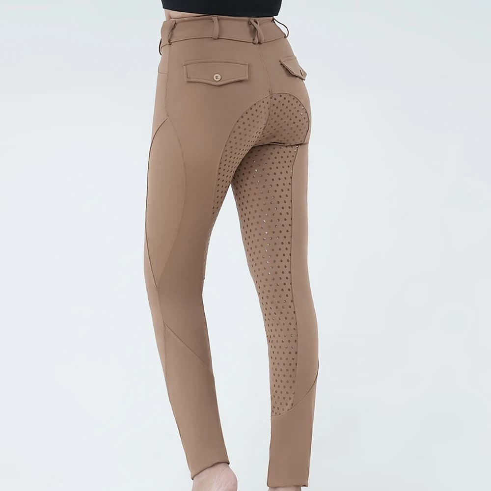 Women's Horse Riding Pants Full-Seat Breeches Equestrian Schooling Tights Outdoor Sportswear Knight Equipment Clothes - image 4