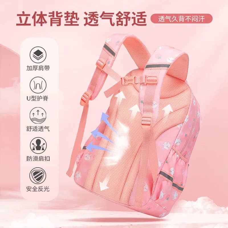 Backpack for Elementary Girls,School Bag for Students, Ergonomic Kids Bookbag with Comfortable Back Support,Back to School - image 3