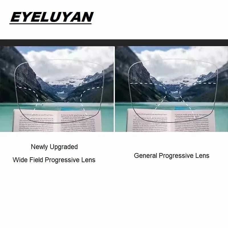 EYELUYAN High-quality Widest Field Progressive Lens Thinner Super Tough Prescription Lenses Free Form Multifocal Aspheric Lens - image 3