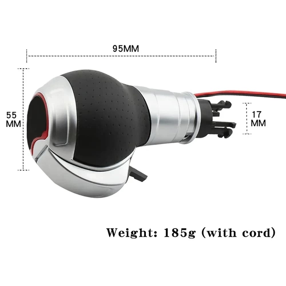 Gear Shift Knob Lever Stick Head LHD RHD Led Carbon Fibre Interior Accessories For Audi A6 C7 A3 8v A7 Q2 Q3 RS S 3 4 5 6 7 SQ5 - image 5