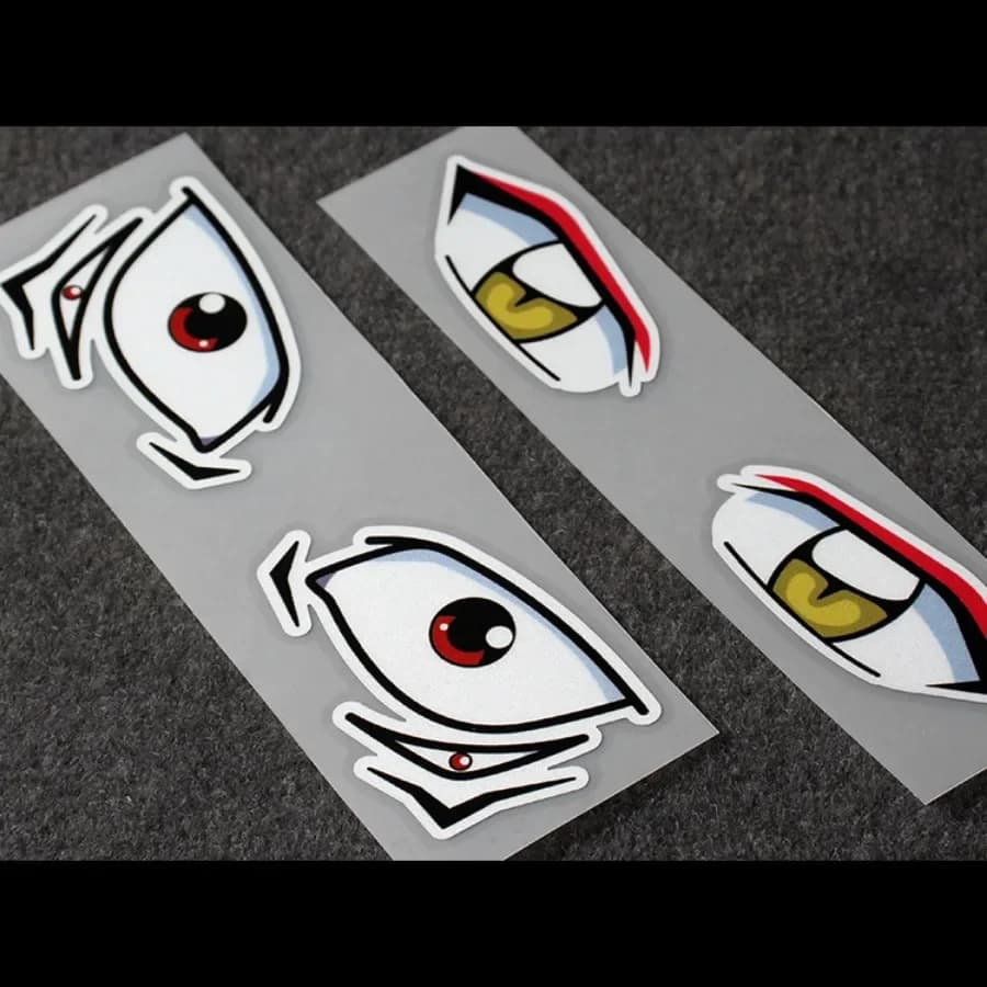 Eye Reflective Sticker Universal Motorcycle Body Helmet Windshield Tailbox For benelli BMW DUCATI Harley BENDA VOGE KYMCO VESPA - image 5