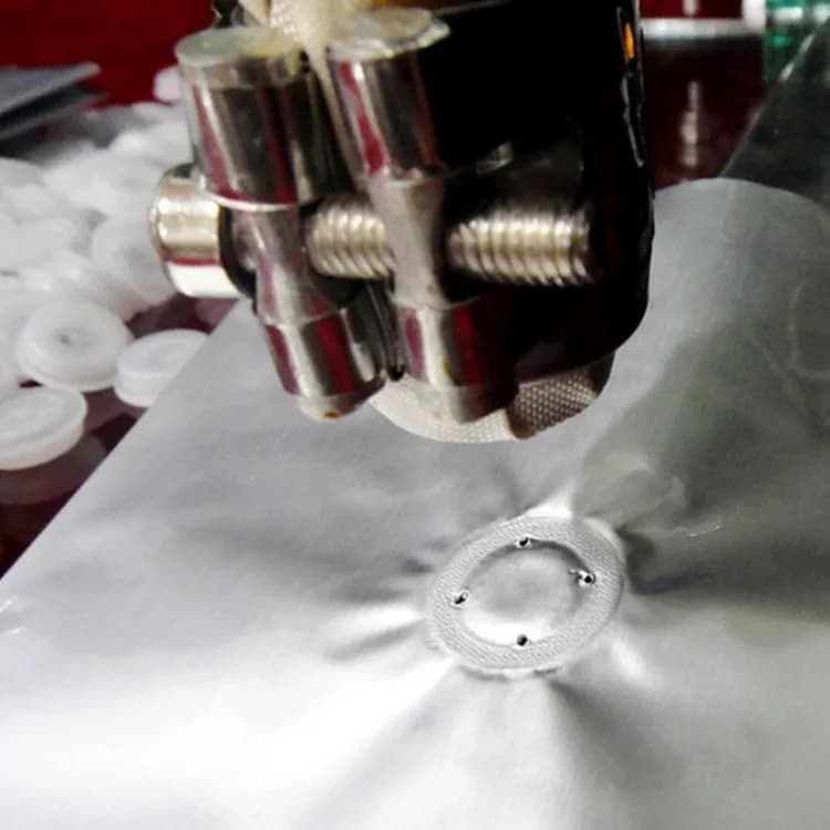 One Way Breath Valve Welding Machine Degassing Valve Packing Applicator for Coffee Bag - image 6
