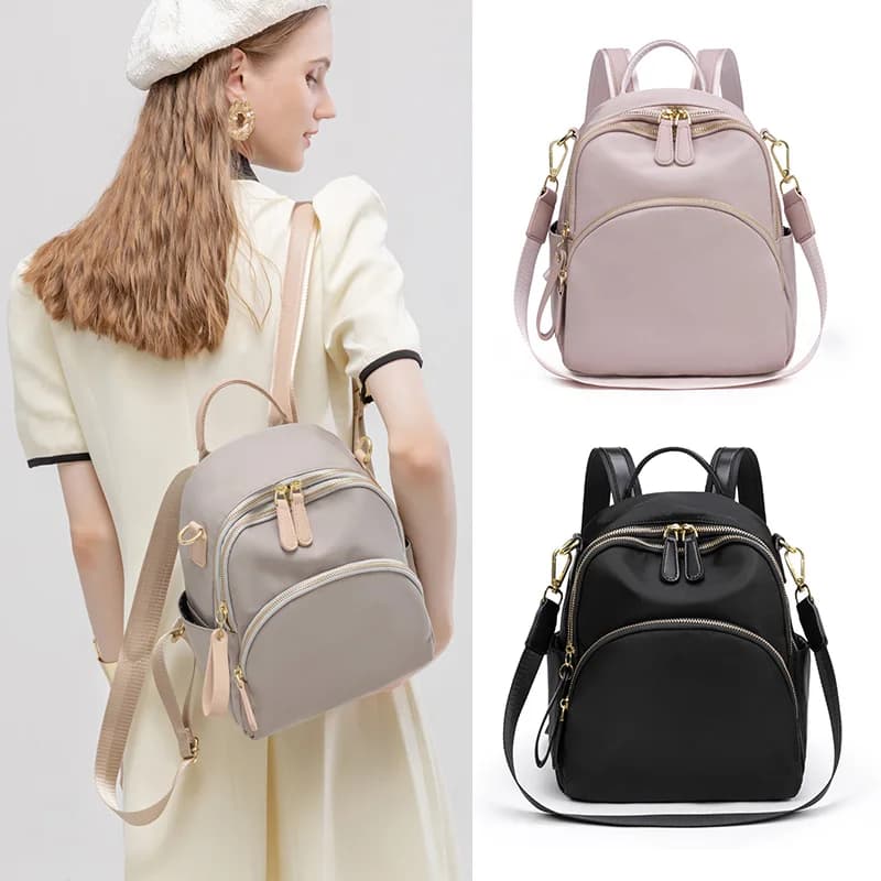 Fashion Backpack Bag for Women Female Bags Casual Stylish Oxford Cloth Waterproof Small Travelbag Portable Bookbags Cute Design