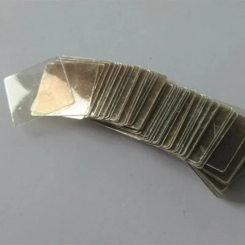 1000pcs 0.1mm 0.07mm Transparent mica insulation sheet high-temperature resistant AFM/SEM natural mica, Square/circular plate - image 3