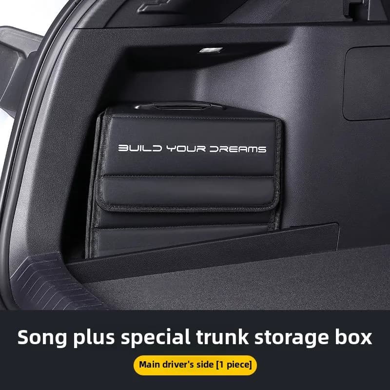 For BYD Seal U Song PLUS Leather Storage Box Special Trunk Storage Box Original Car Custom Car Trunk Left Storage Box