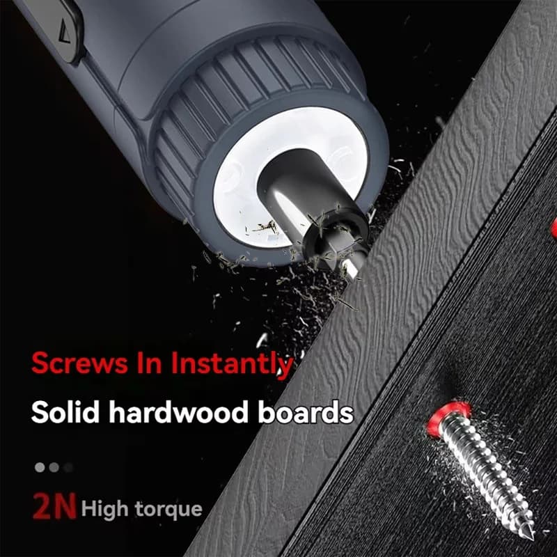 Mini Electrical Screwdriver Set Smart Cordless Electric Screw Driver Rechargeable With 30 Bit Set Power Drill Tools