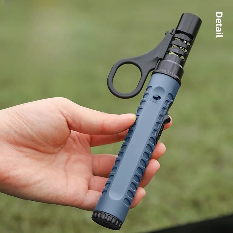Windproof Outdoor High-fire Pendant Lighter Jet Flame Torch Butane Inflatable Cigarette Cigar Camping Barbecue Gas Lighter - image 3