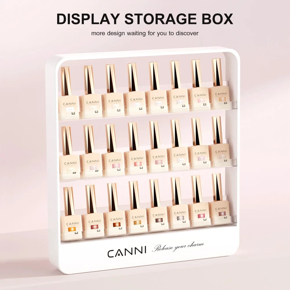 Nail Gel Display Storage Box (not with the gel) UV Gel Shelf CANNI VIP Kit Nail Gel Polish Soak Off UV LED Vainish Nail Manicure - image 6