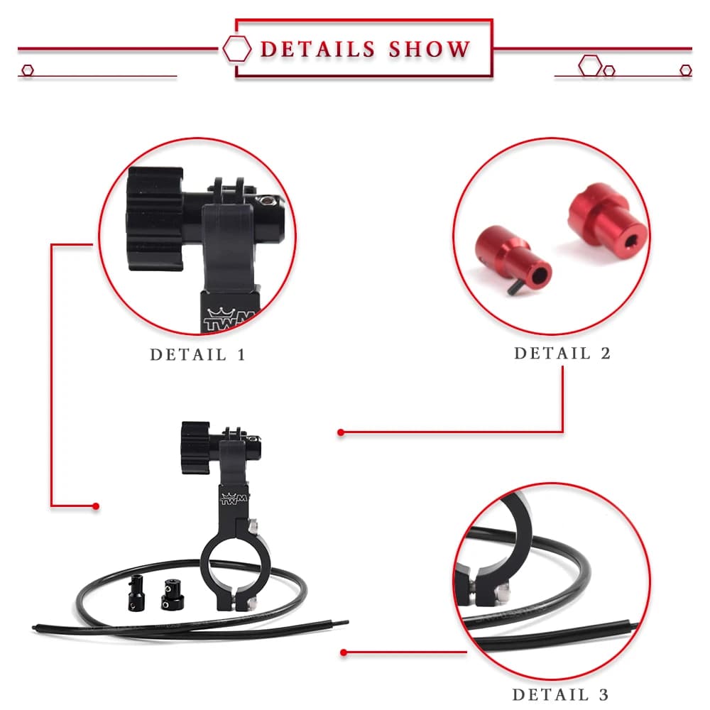 TWM GP Motorcycle Accessories For Bremb RCS 17 19 All 16x16/18 19x/16/18/20 Remote Span Adjuster Brake Pump Line Master Cylinder - image 4