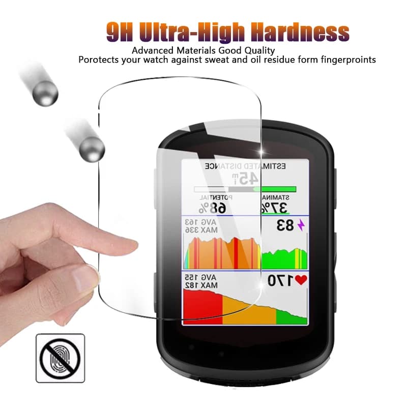 2PCS Tempered Glass For Garmin Edge 540 840 Screen Protector Protector glass For Edge 840 Protective Film - image 5