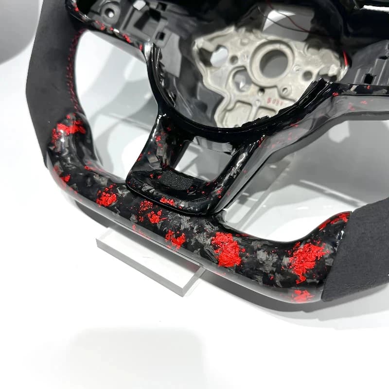 Factory Customization for MK7 Mk6 Old Model Upgrade Forged Carbon Fiber Car Steering Wheel - image 3