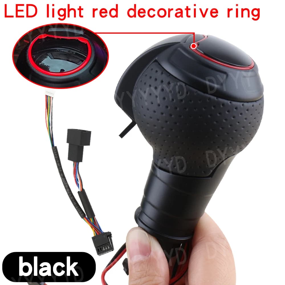 Gear Shift Knob Lever Stick Head LHD RHD Led Carbon Fibre Interior Accessories For Audi A6 C7 A3 8v A7 Q2 Q3 RS S 3 4 5 6 7 SQ5 - image 6