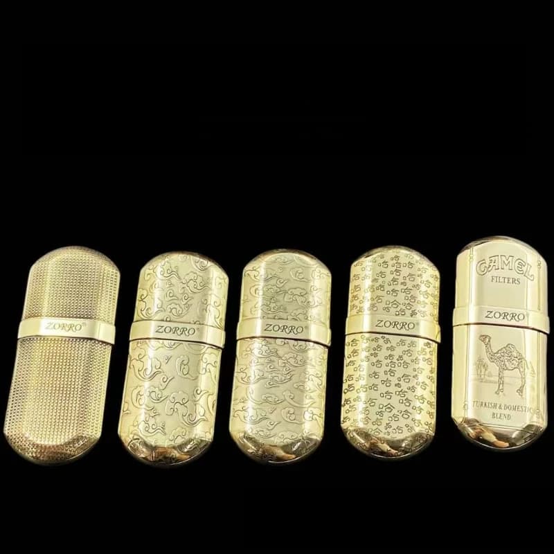 ZORRO 516 Mini Carving Trench Lighter Portable Compact Grinding Wheel Open Flame Lighter Cigarette Accessories Men's Gift - image 5