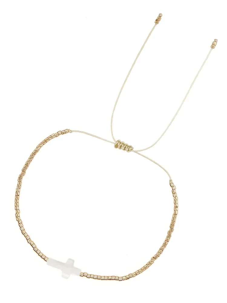 Vlen Cross Bracelet Woman Miyuki Bracelet for Women Jewelry Dainty Beaded Pulseras Mujer - image 6