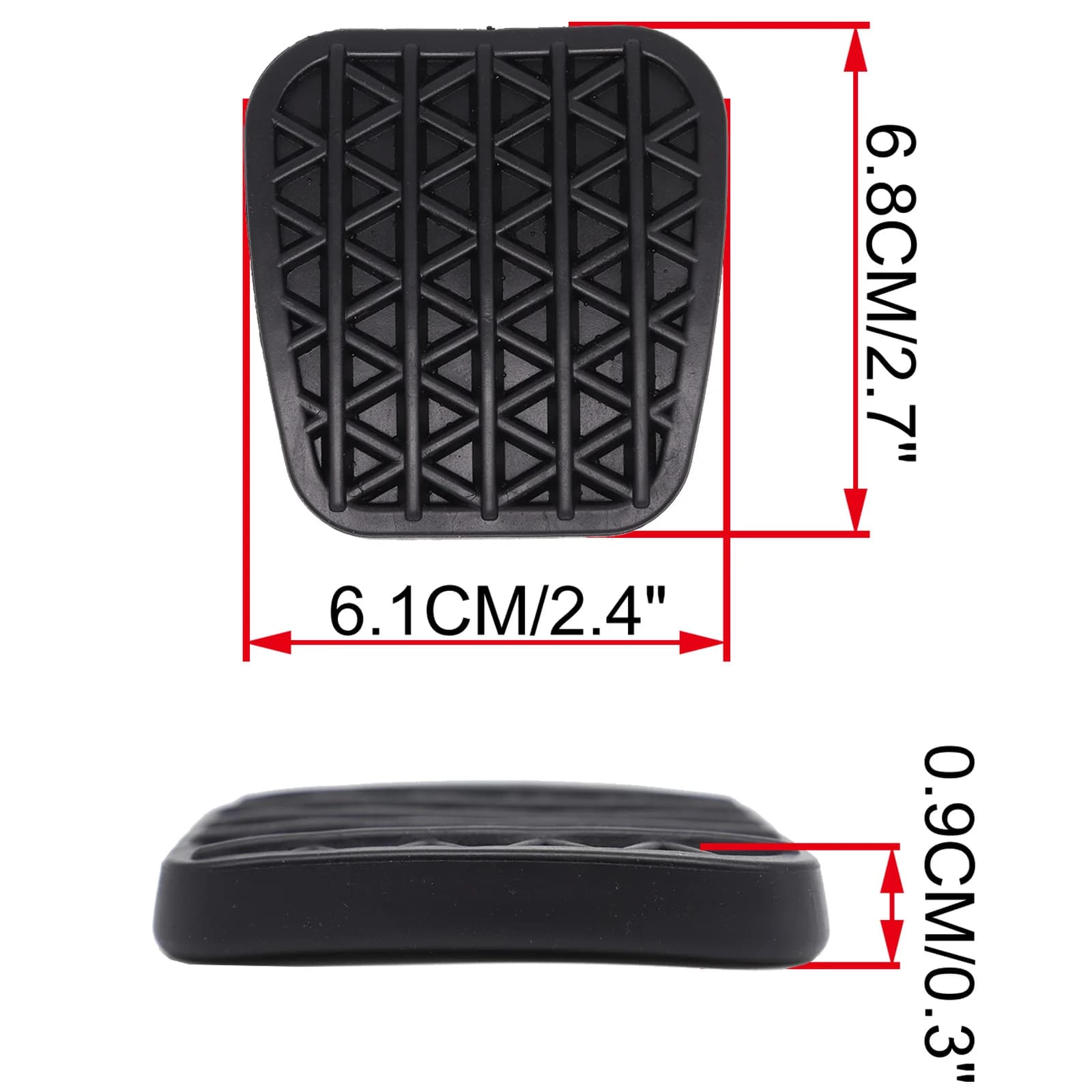 For Chevrolet Cruze J300 2009 2010 2011 - 2016 Daewoo Lacetti Premiere Car Rubber Brake Clutch Foot Pedal Pad Covers Accessories - image 5