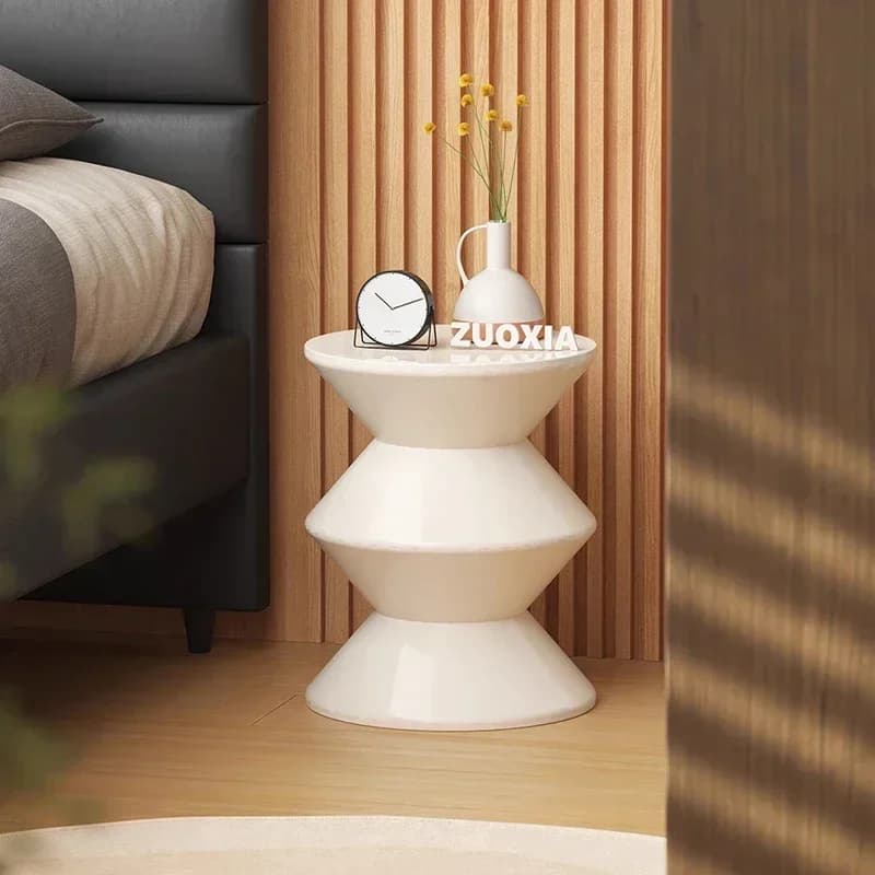 Bedroom Bedside Table Nightstands Living Room Simple Nightstands Side Table Plastic Mesa De Cabeceira Home Furnitures - image 3