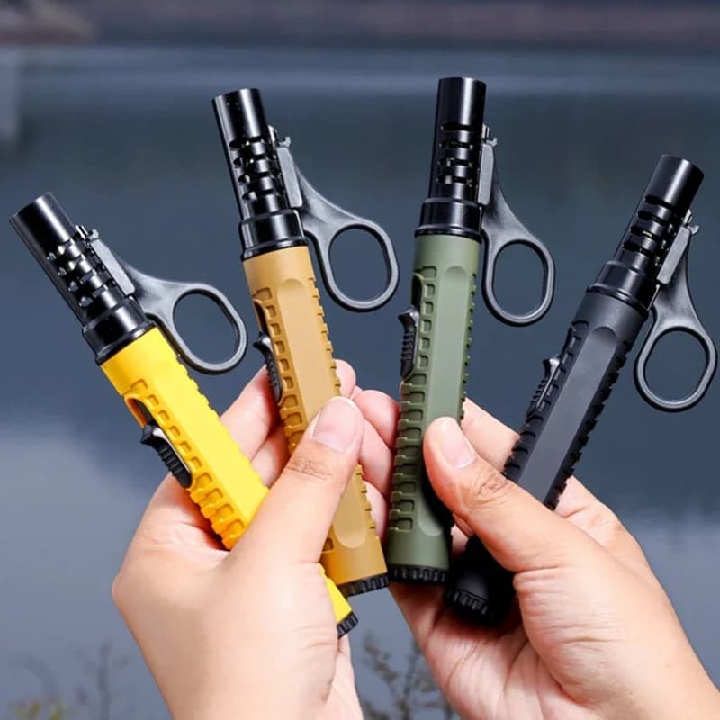 Windproof Outdoor High-fire Pendant Lighter Jet Flame Torch Butane Inflatable Cigarette Cigar Camping Barbecue Gas Lighter - image 6