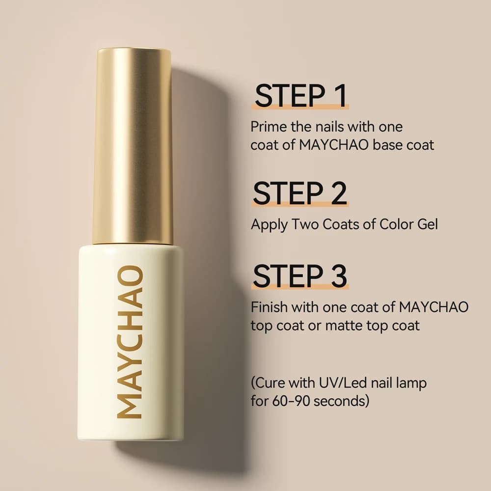 MAYCHAO 5ml Gel Nail Polish Semi-Permanent Enamels For Nails Soak Off UV LED Gel Nail Manicure Tools Nail Art Varnish - image 6