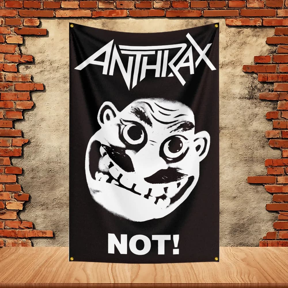 90X150ft Anthrax Band Party Flag Polyester Printed Flag Banner Tapestry for Garden Garage Decoration Concert Flag - image 6