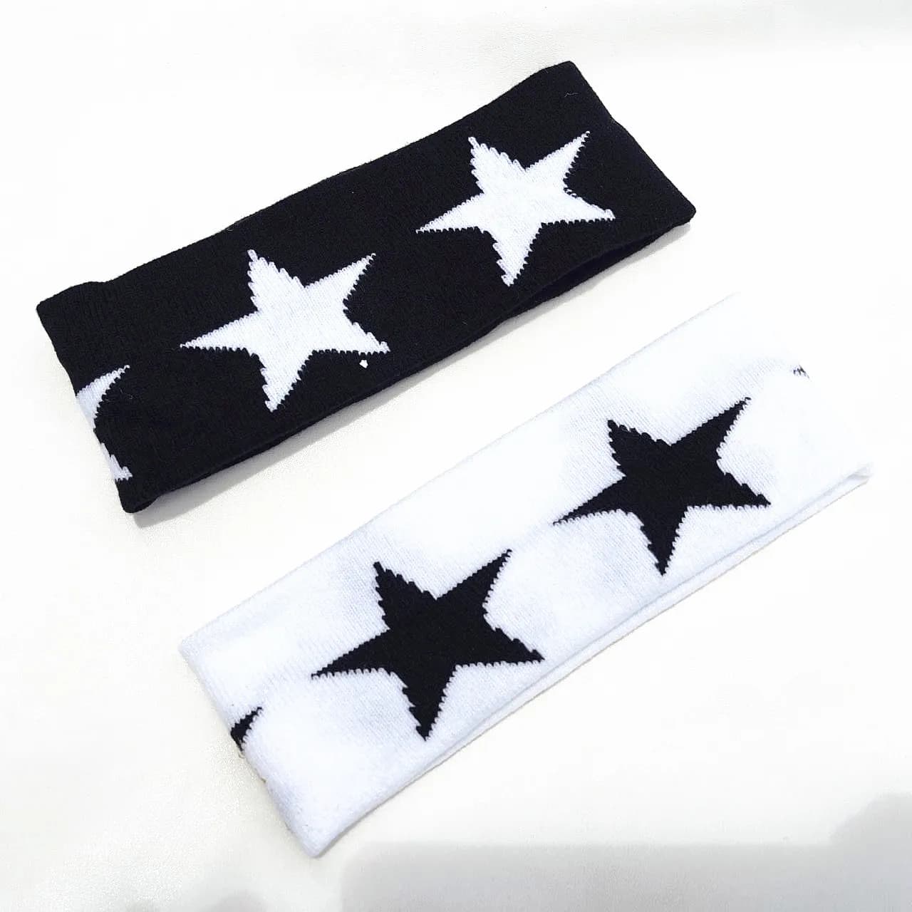 2023 Korean Wave New  FELIX Lee Know Same Black and White Pentagram Hair Band Outdoor Sports Accessories Fans Gift - image 6